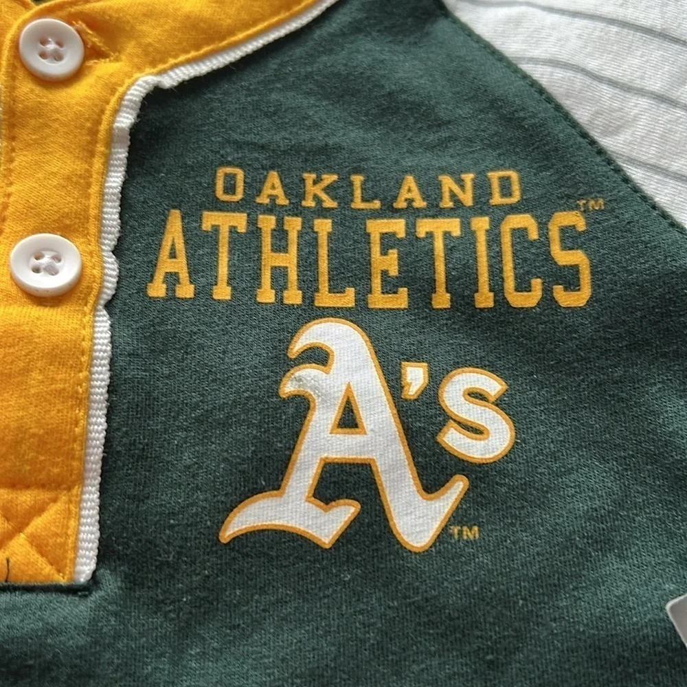 MLB Bodysuit One Piece Romper Infants 3M Oakland A's Athletics - New with tags